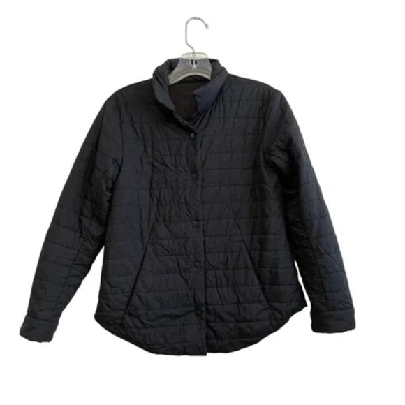 Lululemon Switch Please Shacket Reverse Puffer Jacket Collar Black Women Size‎ 0 - Picture 1 of 3